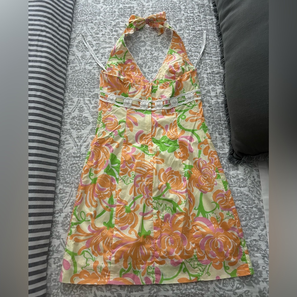 ⚜️ Lilly Pulitzer halter dress sz 2 - Picture 9 of 12
